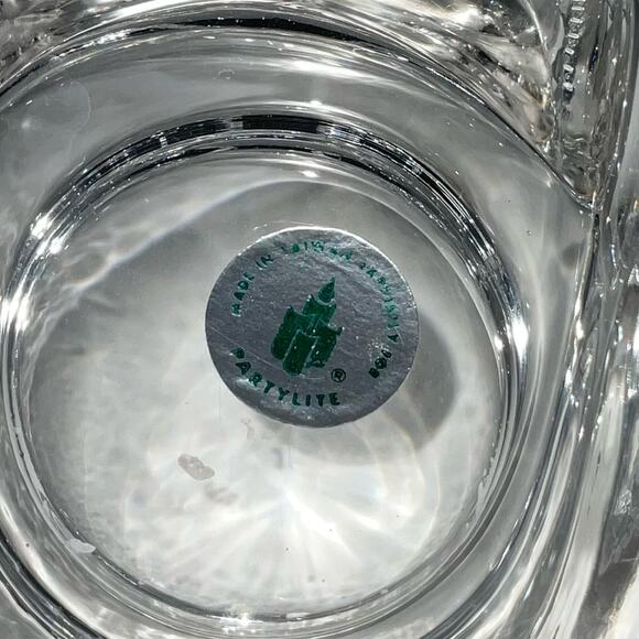 Partylite glass tea light candle holder teddy bear - Picture 5 of 5